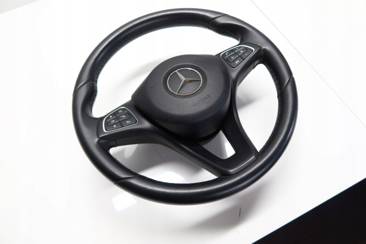 фото №8, Mercedes w205 кермо c-klasa гарні оригінал bez лопатей 0004604903