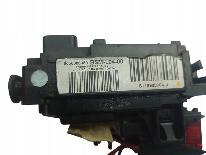 фото №3, Модуль bsm l04 коробка запобіжників citroen c4 i 9656086380
