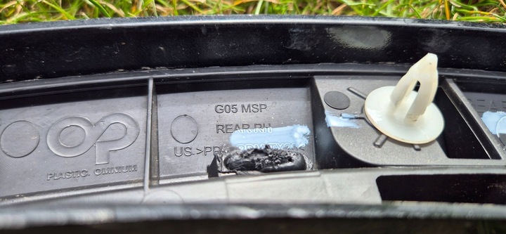 фото №11, Bmw x5 g05 рестайлинг lci 22-25 м-пакет планка na крыло правые зад org