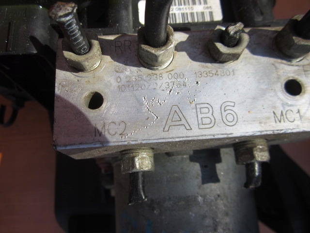 фото №12, Opel meriva b блок керування abs 0265950820 0265238000 13354301 ab6