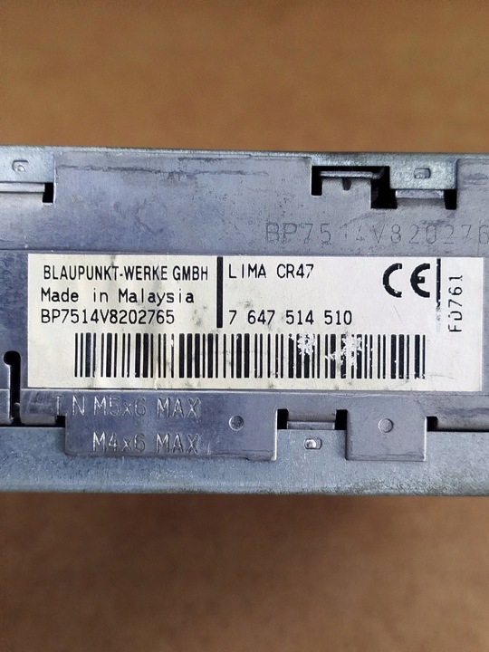 фото №5, Радіо програвач касетний blaupunkt lima cr47 7647514510