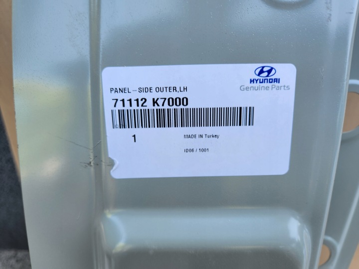 фото №7, Hyundai i10 iii порог стойка левое новый 19- оригинальная запчасть