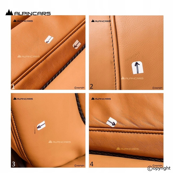 фото №6, Bmw g31 оббивка сидіння засіб individual caramel