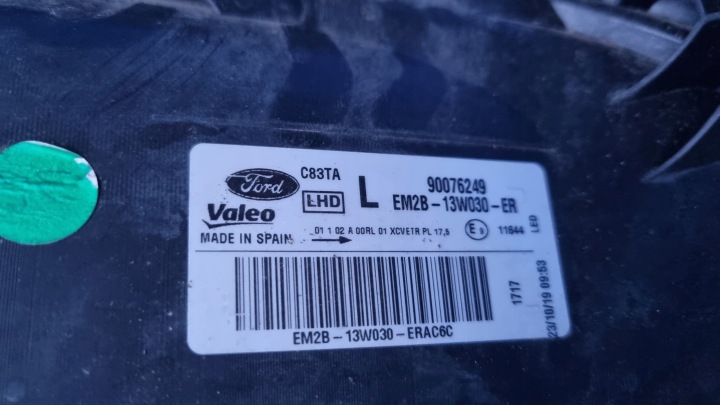 фото №11, Ford s-max, galaxy iii 3 mk3 рестайлинг фара передняя передняя левая led
