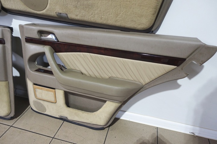 фото №7, Mercedes w140 оббивка двері боковина зад задній перед переднє рестайлінг лівий права