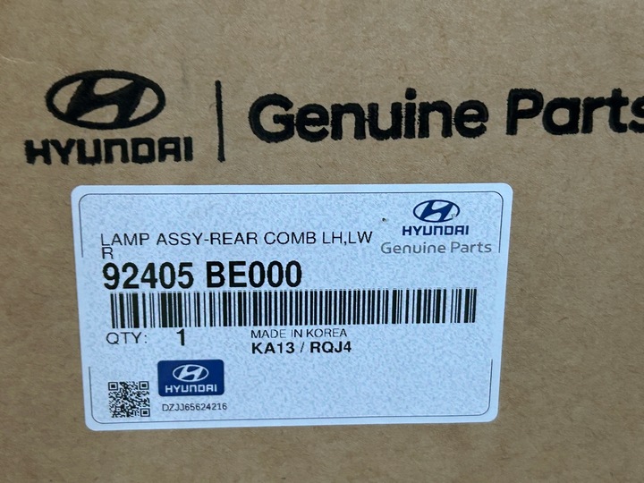 фото №13, Hyundai kona ii 23-25 лампа ліва зад 92405-be000 оригінал європа