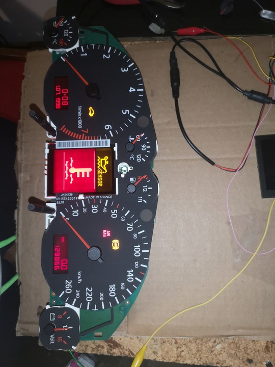 фото №8, Спідометр  прилади jaeger новий fis audi a4 b5 8d0920930n відновлений + pin