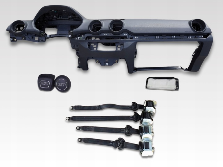 фото №1, Audi q2 панель digital консоль капот подушка безпеки ремені комплект