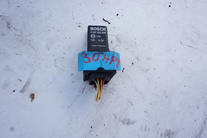 фото №1, Реле 0281003039 iveco daily 50c18 3 iii 3.0 hpi