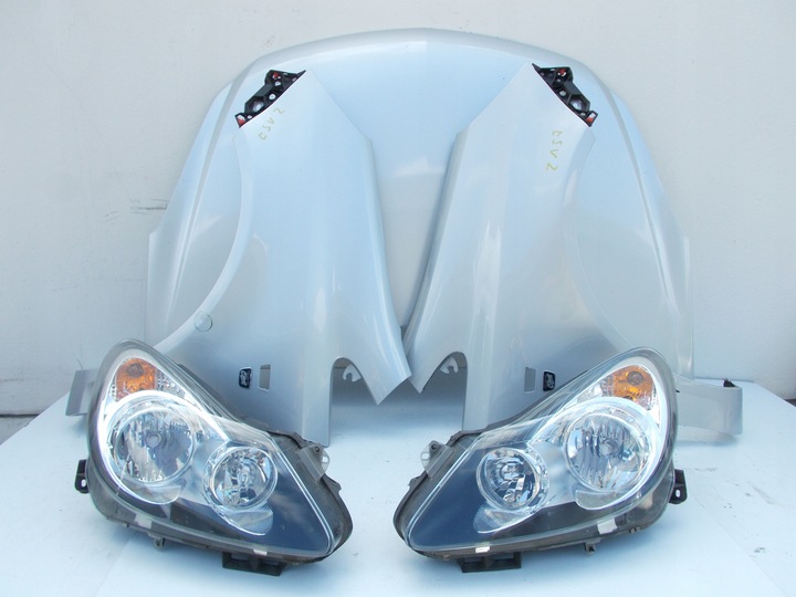 фото №13, Крило бампер капот лампа pas підсилювач перед opel corsa d z157