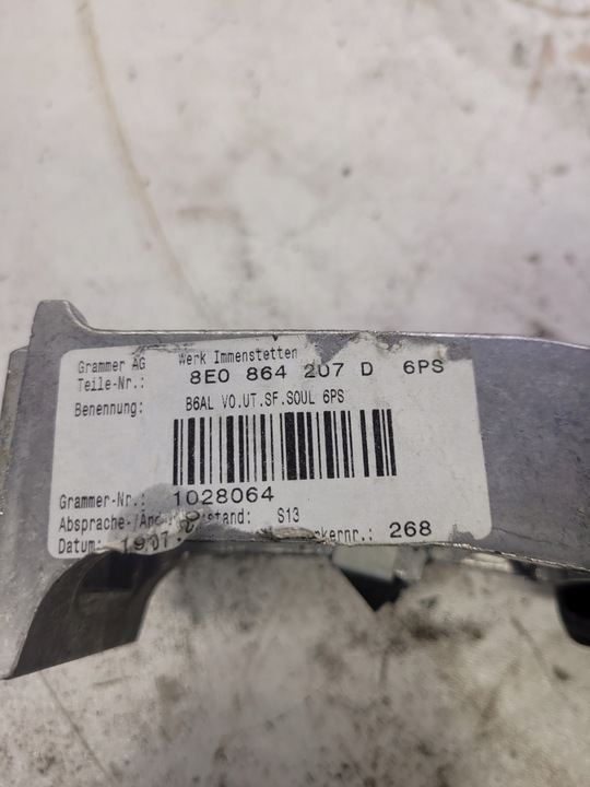 фото №9, Підлокітник перед audi a4 b6 b7 велюр 8e0864207d