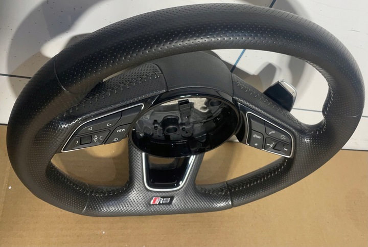 фото №9, Audi rs4 rs5 8w руль кожа лепестки срезанная