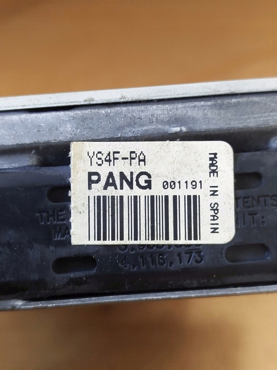 фото №5, Компьютер блок управления двигателя ford mocus mk1 ys4f-12a650-pa