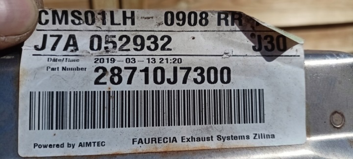 фото №7, Глушник кінцевий kia ceed iii 3 18-21rok 28710-j7300