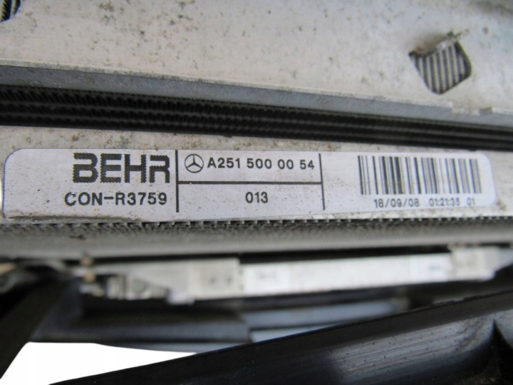 фото №15, Mercedes ml w164 164 3.0 cdi радіатор вентилятор комплект a1645000493