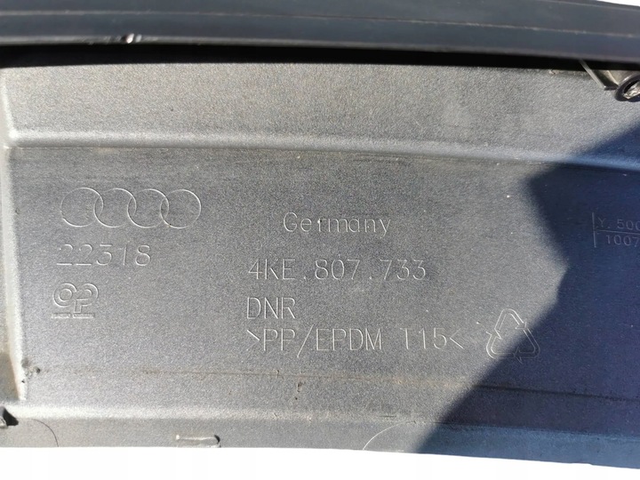 фото №16, Бампер, решётка, решётка радиатора, решётка средняя, спойлер нижний audi e-tron 4ke 131.