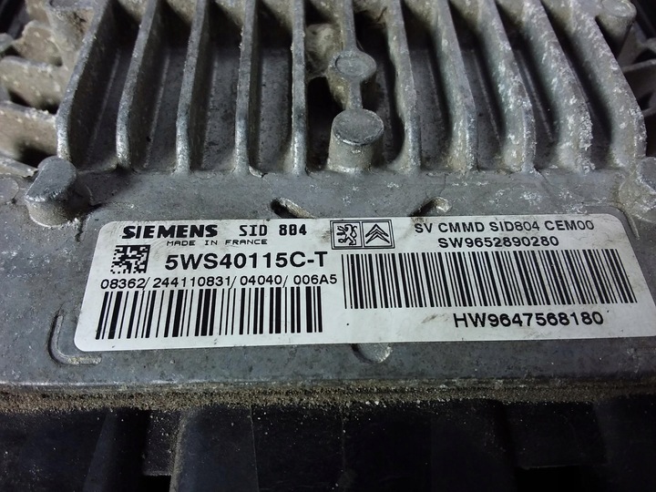 фото №4, Citroen c3 i 1.4 hdi комп'ютер блок керування двигуна