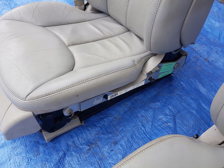 фото №8, Mercedes sl r230 w230 комплектные сиденья левый водителя правые пассажира комплект