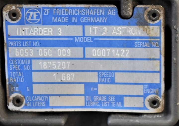 фото №9, Коробка передач коробки передач daf xf cf 12 as 2331 td з інтардер