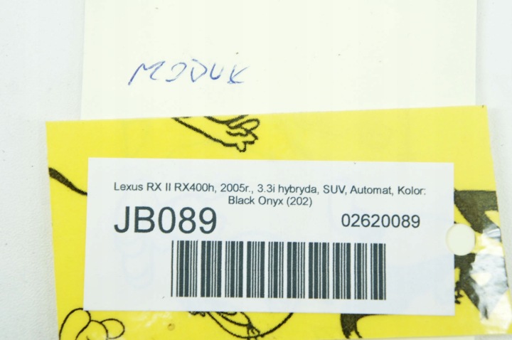 фото №5, Jb089 lexus rx ii модуль smart key 89990-48010
