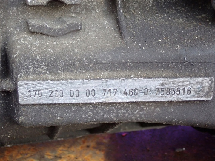 фото №6, Mercedes c-klasa w202 1,8 122km 97-01 коробка передач коробки передач 1702000000