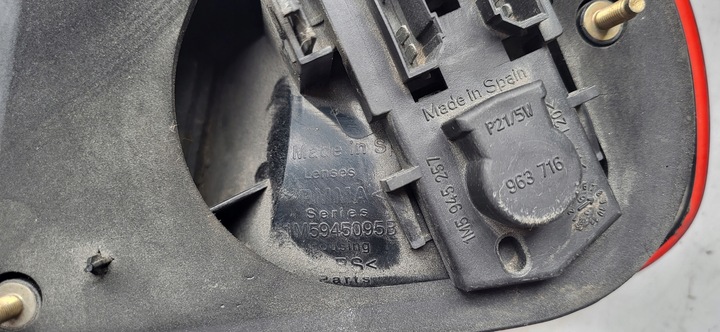 фото №3, Лампа задня ліва лівий зад seat toledo ii 1m5945095b