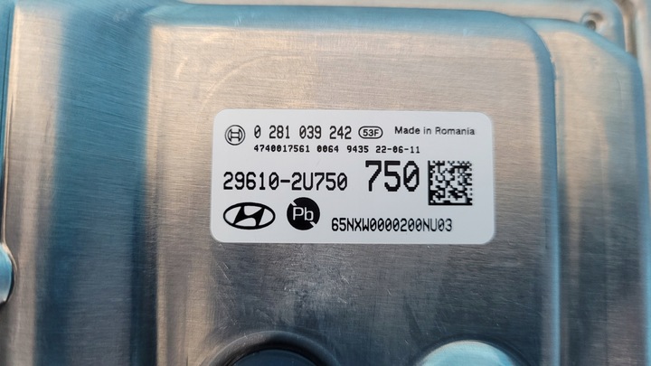 фото №11, Hyundai tucson iv 22r модуль блок керування 29610-2u750 0281034750