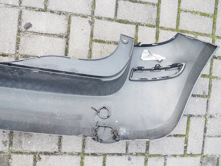 фото №9, Renault modus бампер зад задний лак tec67 зелёный хороший полный комплектный