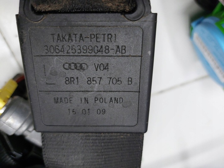 фото №11, Audi q5 8r 08r- панель консоль подушки подушка безпеки x2 ремені x2 комплект оригінал