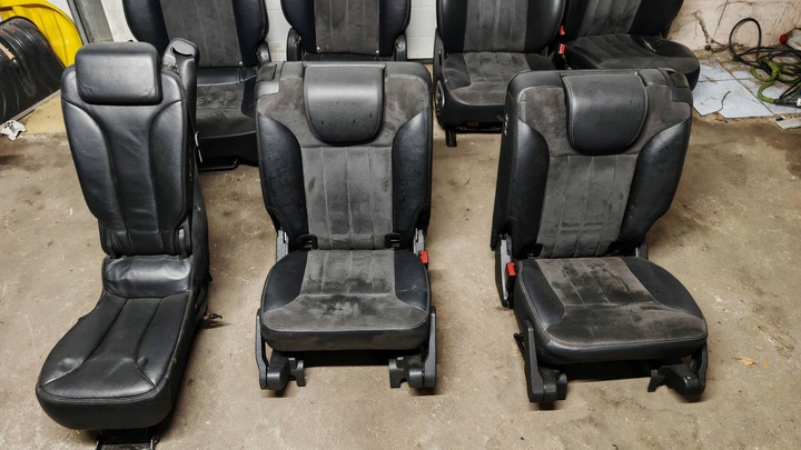 фото №11, Сиденья обшивки 7 человек алькантара электрические подогрев mercedes r класс w251