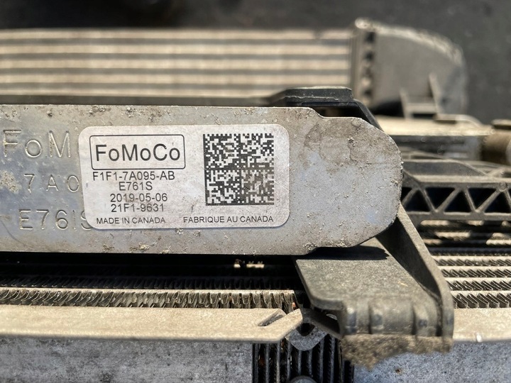 фото №9, Kuga mk2 рестайлинг 2.0 tdci комплект радиатор вентиляторы + руль воздуха