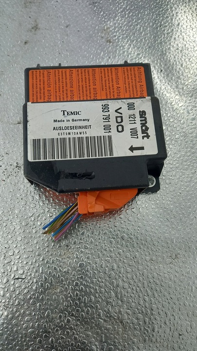 фото №2, Датчик подушка безопасности smart mc01 03r 07b hb 0001211