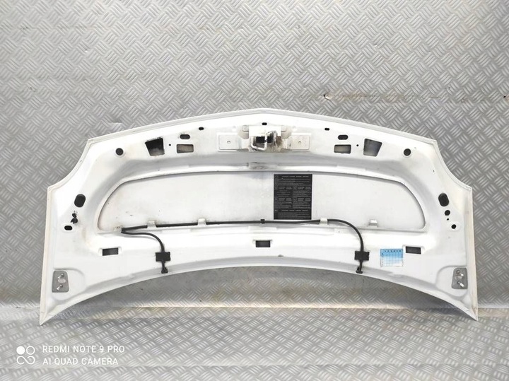 фото №14, Renault kangoo ii iii 2007-2012 капот крышка двигателя цвет белый o389 wawa