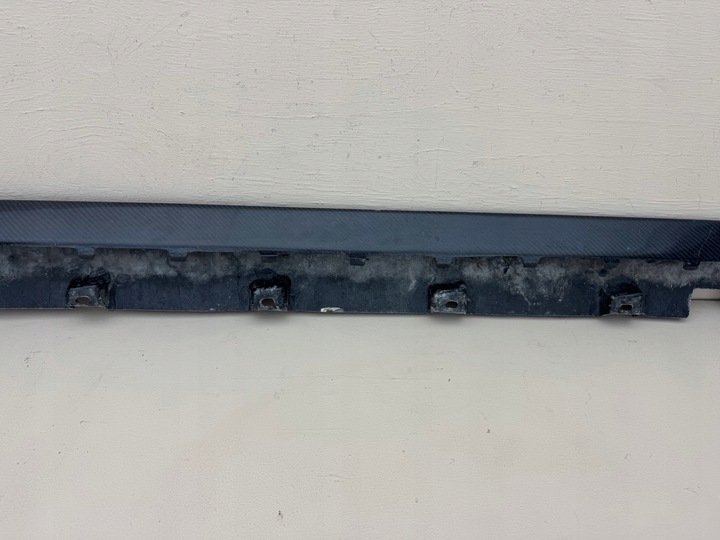 фото №12, Ford mustang vi mk6 gt 14- планка пороговая порог левая накладка порога карбон