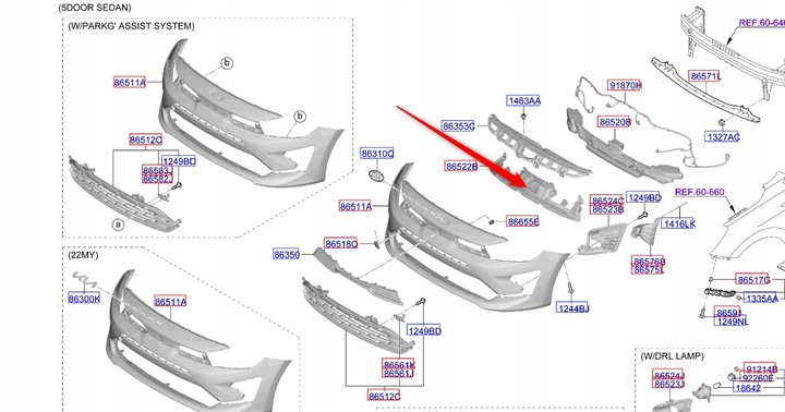 фото №9, Підсилювач бампера перед kia rio iv рестайлінг 20-