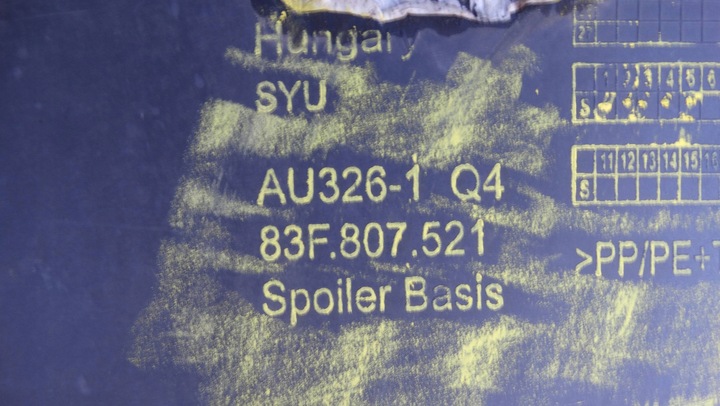 фото №10, Дифузор накладка бампера зад 83f807521 audi q3 ii sportback