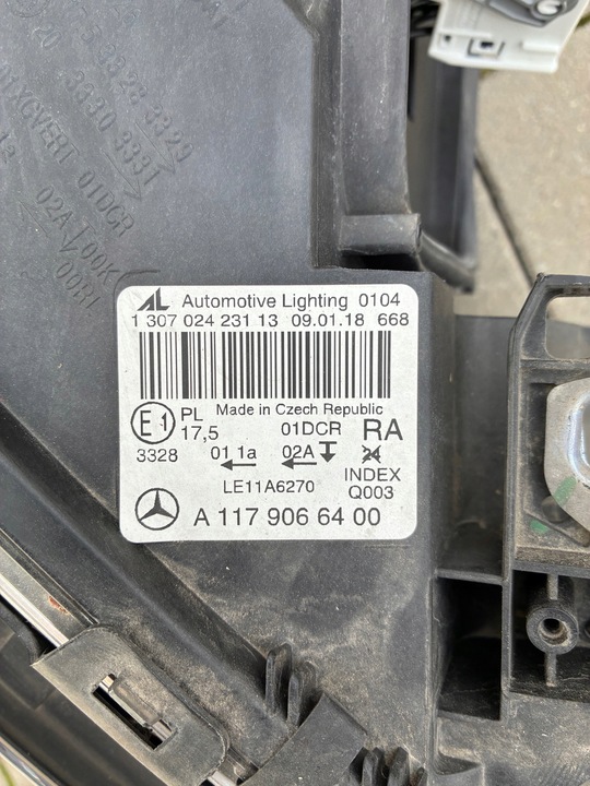 фото №9, Лампа перед передняя mercedes cla w117 передний рестайлинг bi-xenon bi ксенон