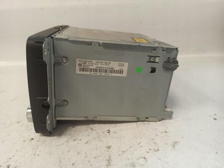 фото №11, Volkswagen golf v радіо cd радіопрогравач 1k0035186ad