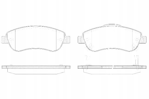 КОЛОДКИ ГАЛЬМІВНІ REMSA 45022SWWG01 45022SWWG02 PAD