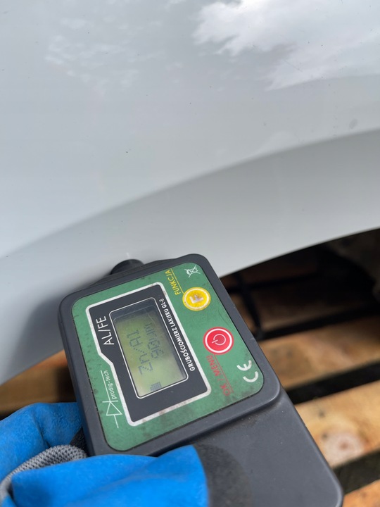 фото №10, Vw passat b8 универсал крыло зад правые четверть порог белый lc9a оригинал лак