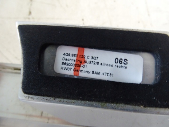 фото №11, Рейлинги крышные комплект audi a6 c7 allroad 4g9860021c 4g9860022c