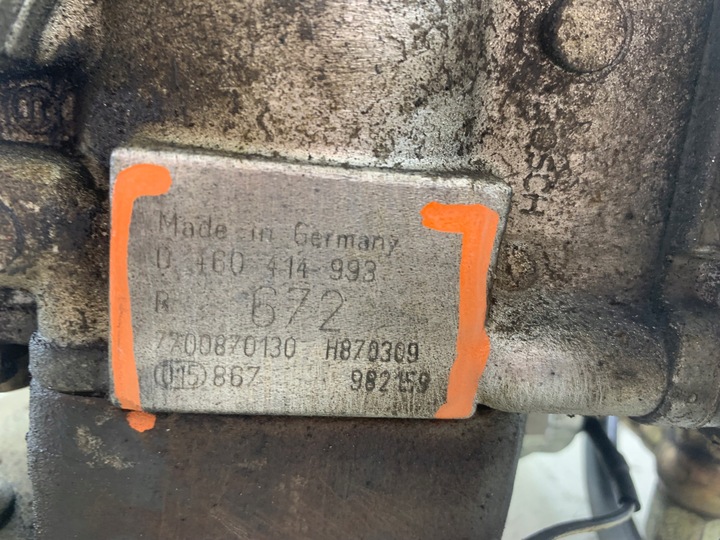 фото №8, Renault scenic i 1.9 dti насос впрыскивающий 7700870130 0460414993