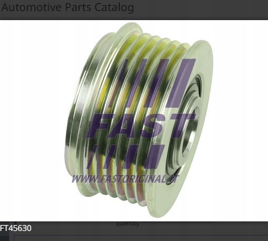 фото №2, Колесо ременное генератора fiat ducato 06 wolnobieg 2.2 jtd