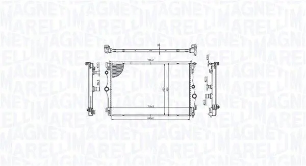 фото №2, Радиаторов воды 350213216400 магнит marelli