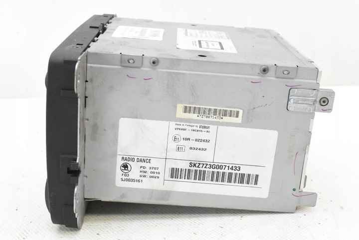 фото №3, Радіо радіопрогравач cd rds 5j0035161 skoda fabia 2 ii 07-10