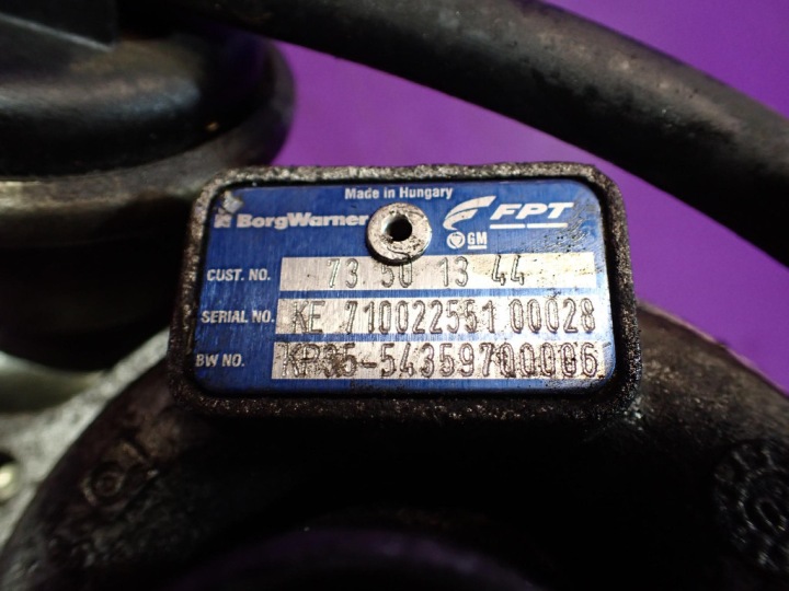 фото №10, Suzuki splash 08-12 1.3 ddis cdti 75km d13a турбина kp3554359700096