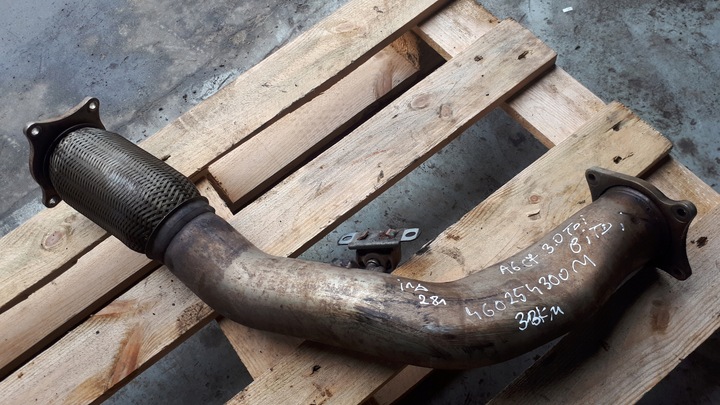 фото №1, A6 c7 4g труба выпускная сетка 3.0 biturbo a7 4g