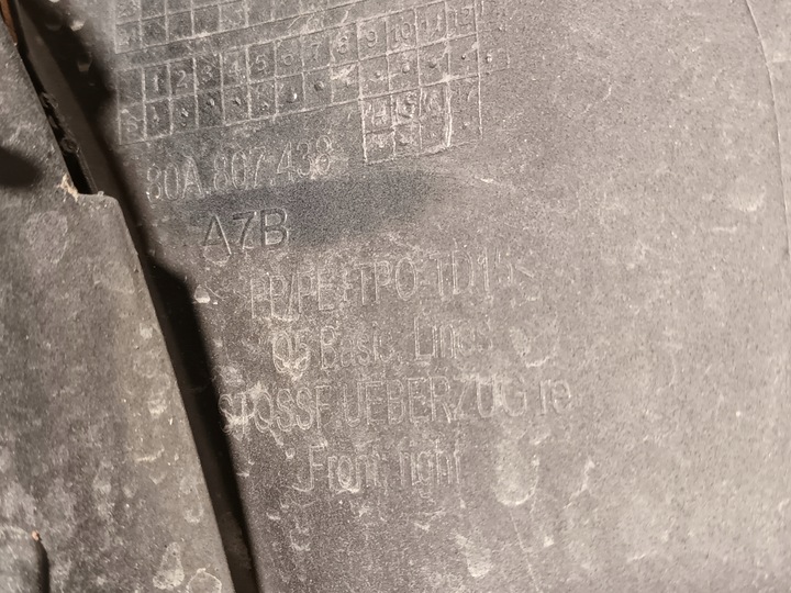 фото №10, Бампер переднее уголок правые audi q5 ii 80a обычный перед