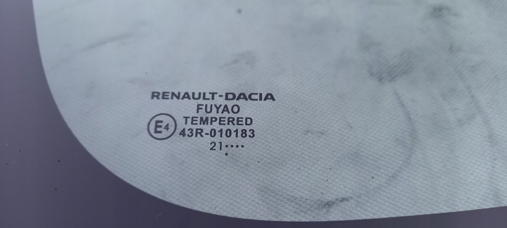 фото №2, Стекло кузовная левая зад dacia jogger