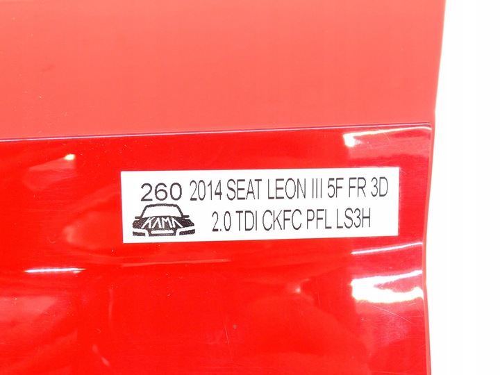 фото №12, Крыло левый перед переднее seat leon iii 5f ls3h